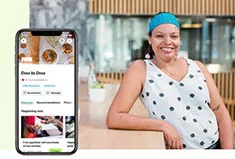 A small business with a nextdoor profile